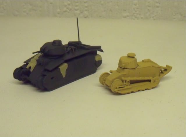 Maquette MPm N°109 - Char B-1 Bis / FT-17 / Triceratops / Le Soleil Royal - Occasion